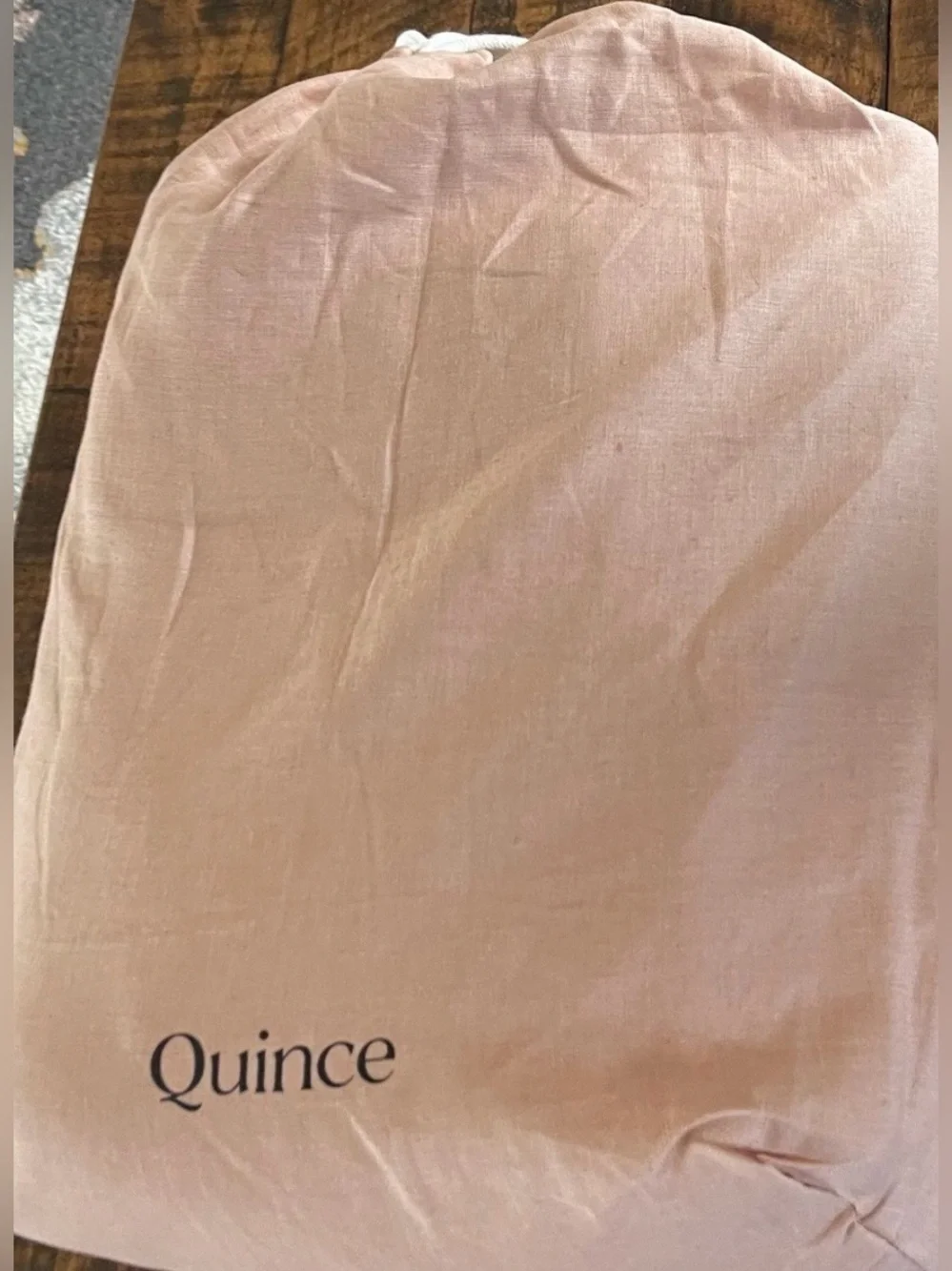 NWOT Quince European Linen 3 Pc Duvet Cover Set, Full/Queen (Desert Sunset)